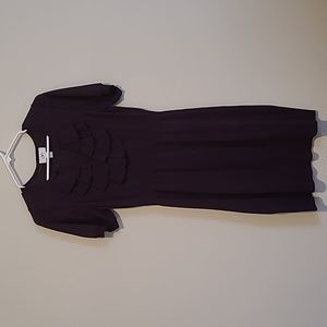 LOFT Dark Purple Sweater Dress